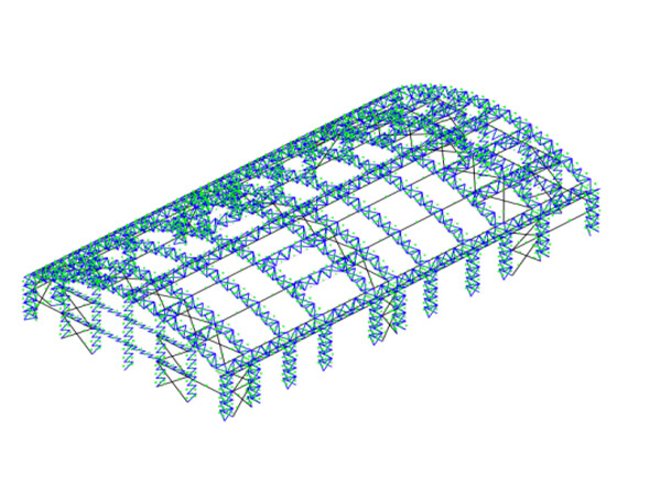 內(nèi)蒙煤棚項目-桁架